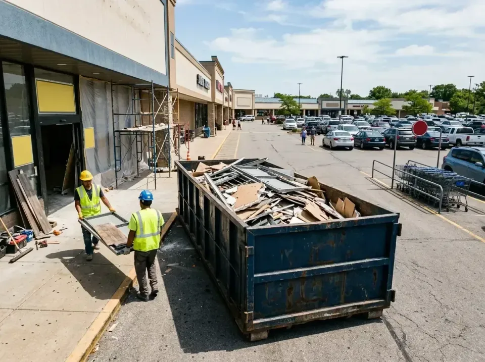 retail-store-renovation-debris-003 — frequently asked questions, Roll-off Dumpster Rentals in Northglenn, CO
